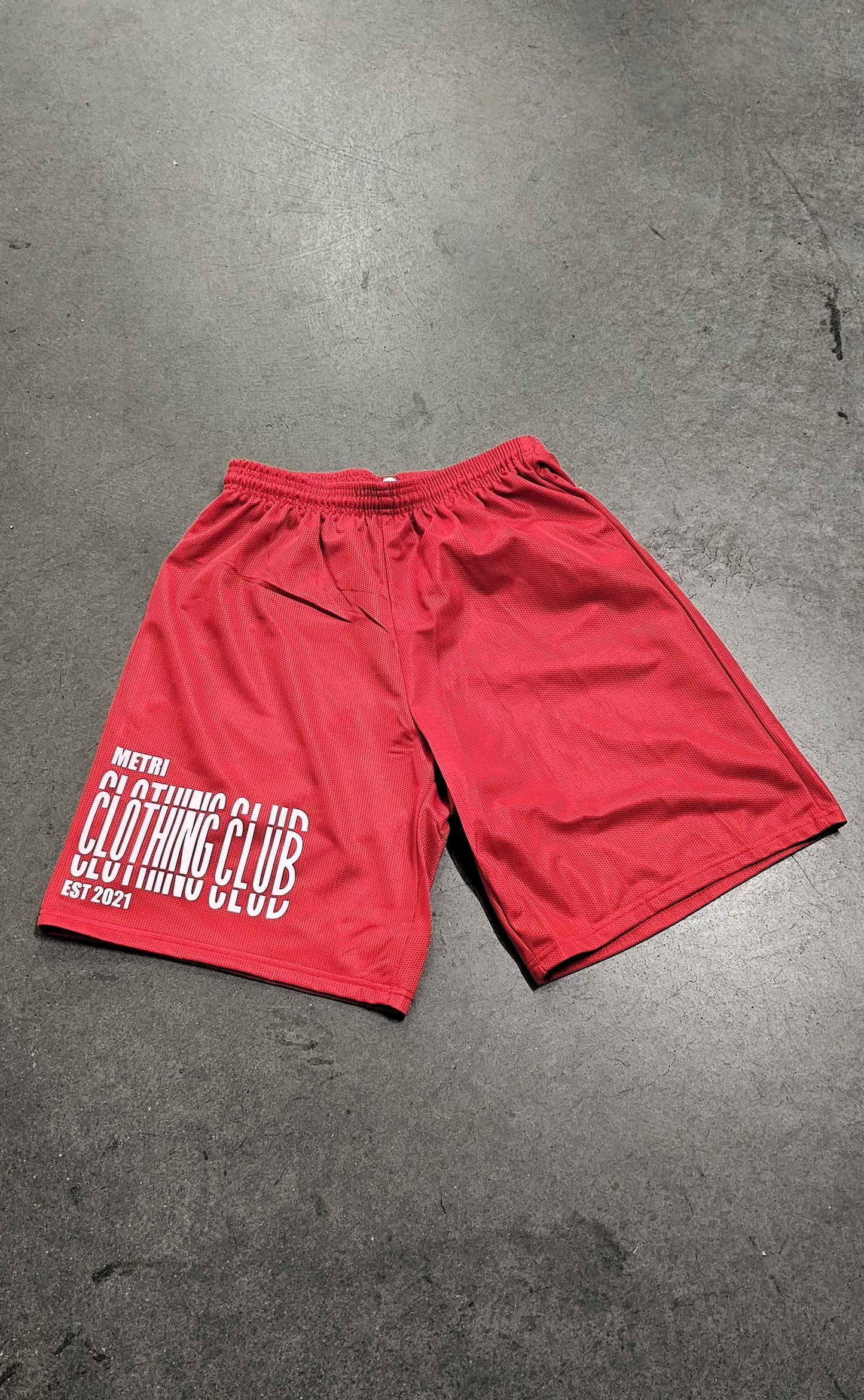 Metri Mesh Shorts Red
