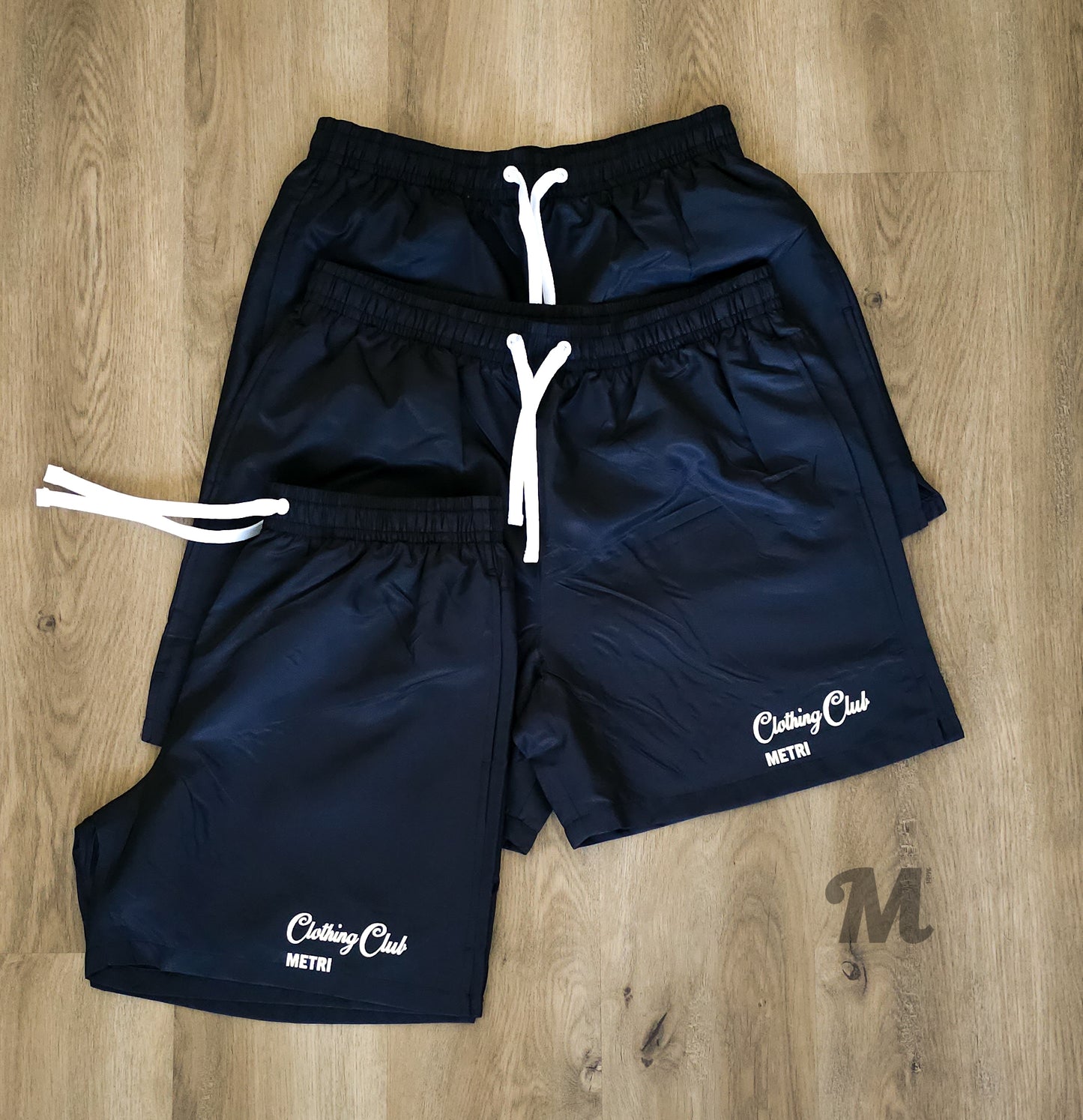 Clothing Club: Nylon Black shorts