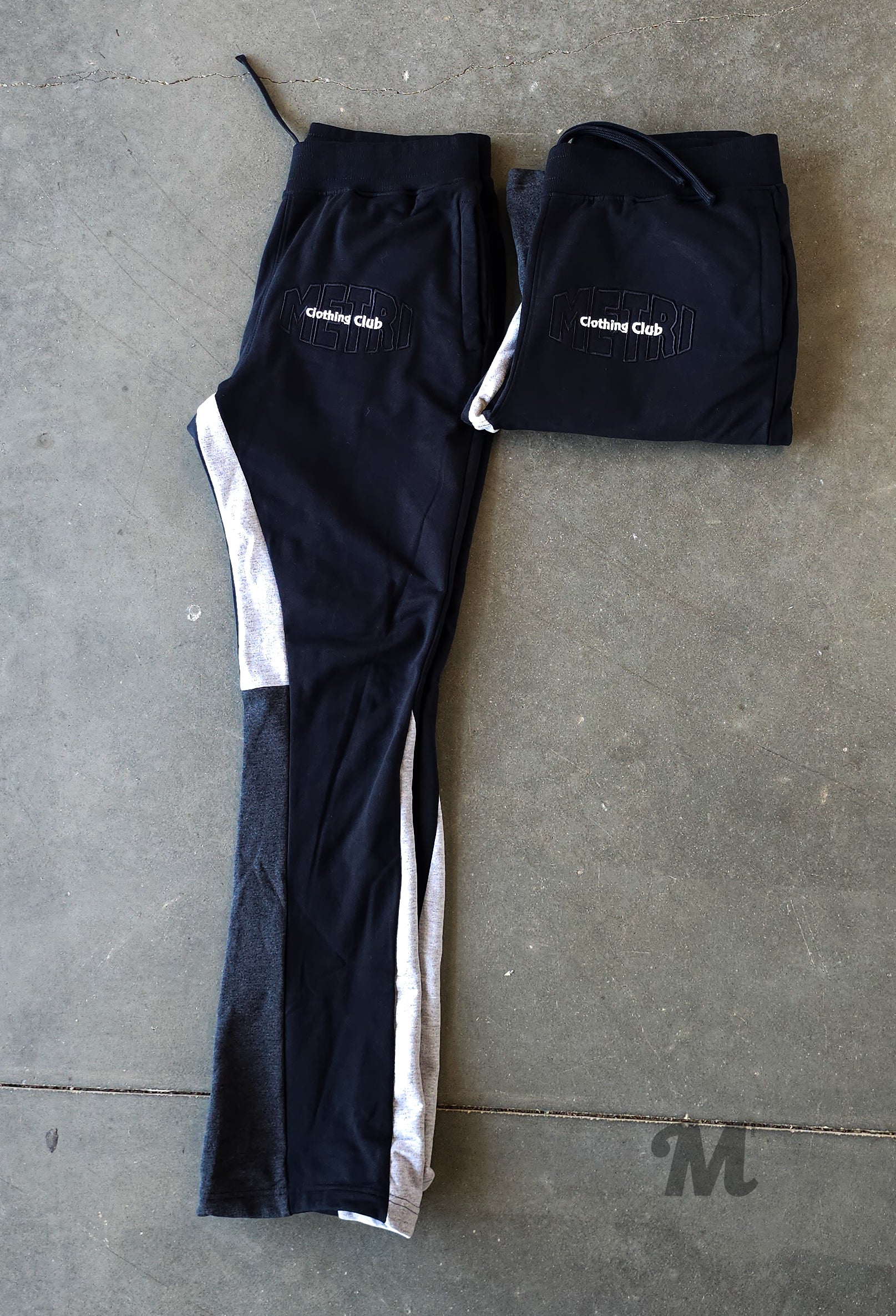 Black flare sweatpants