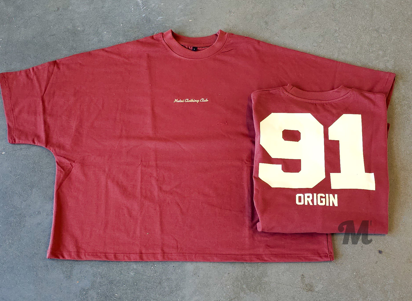 91 Origin Cropped (Maroon)