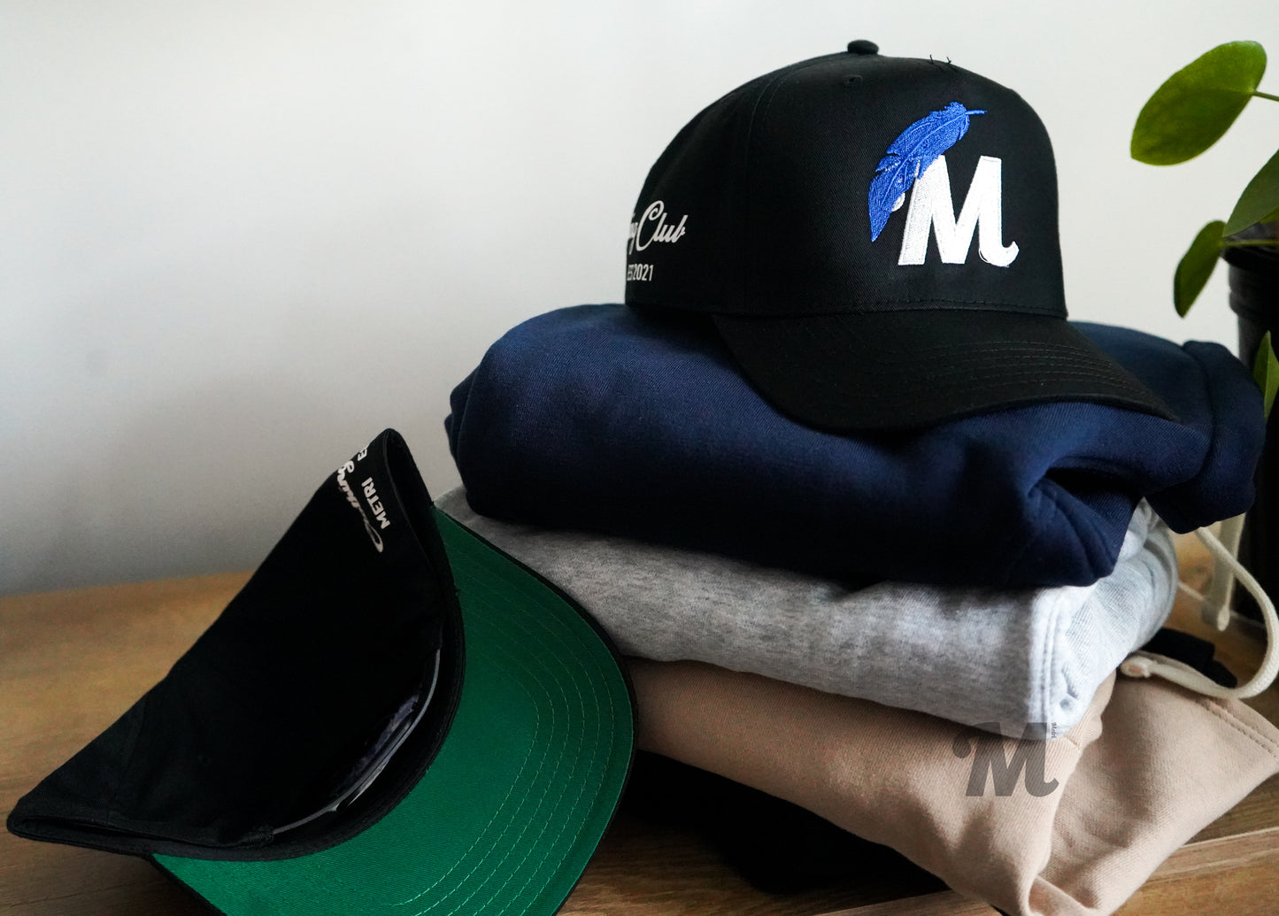 Metri Feather logo Snapback (Black)