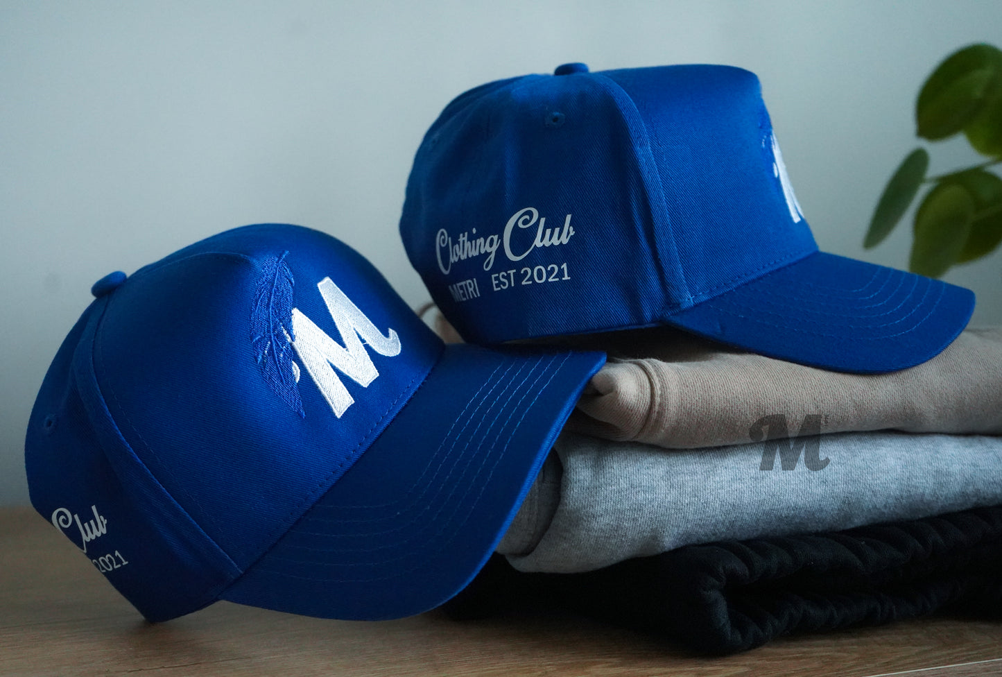 Metri Feather logo Snapback (Royal)