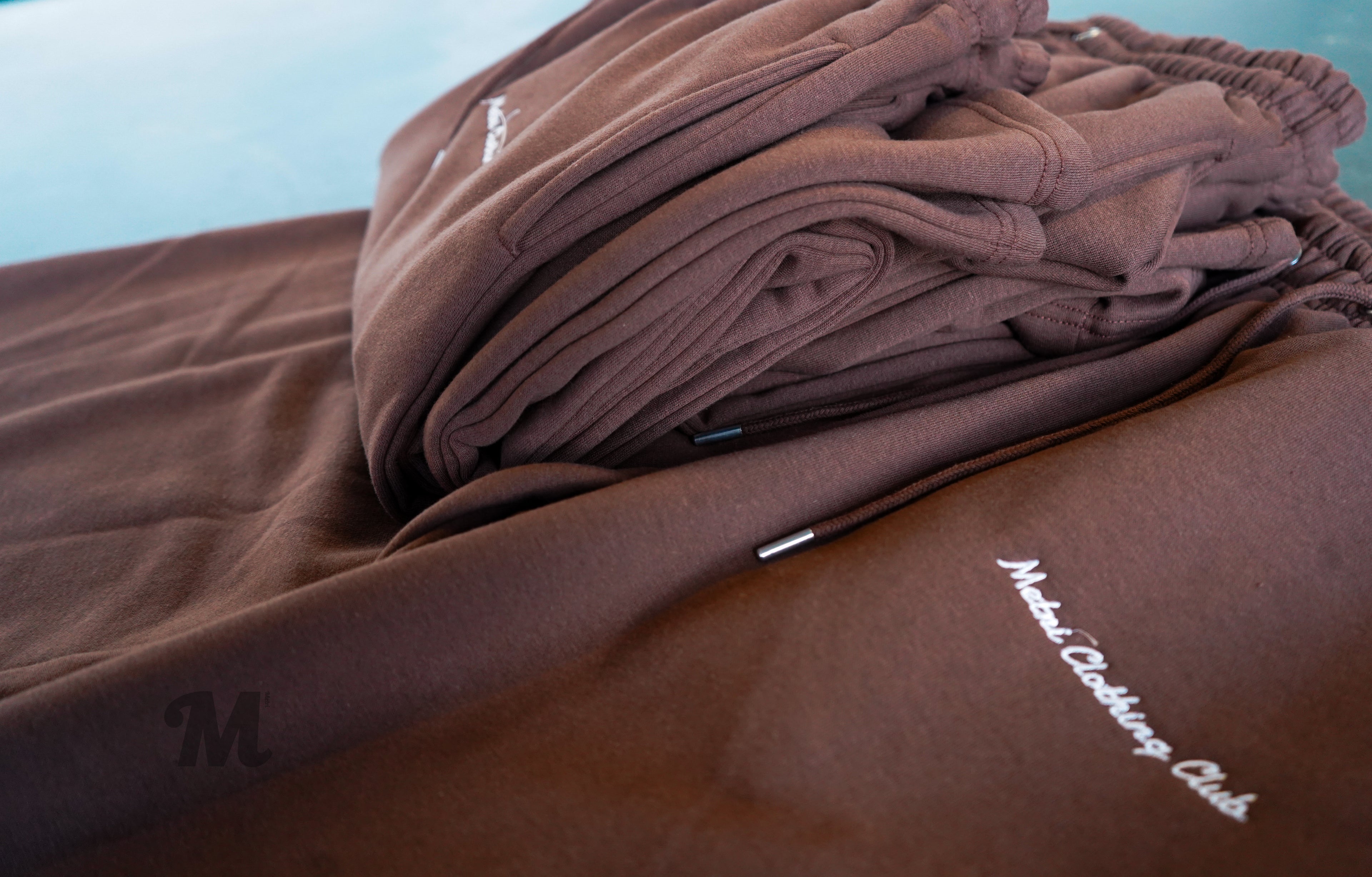 Metri Wide Leg SweatPants (Chocolate)