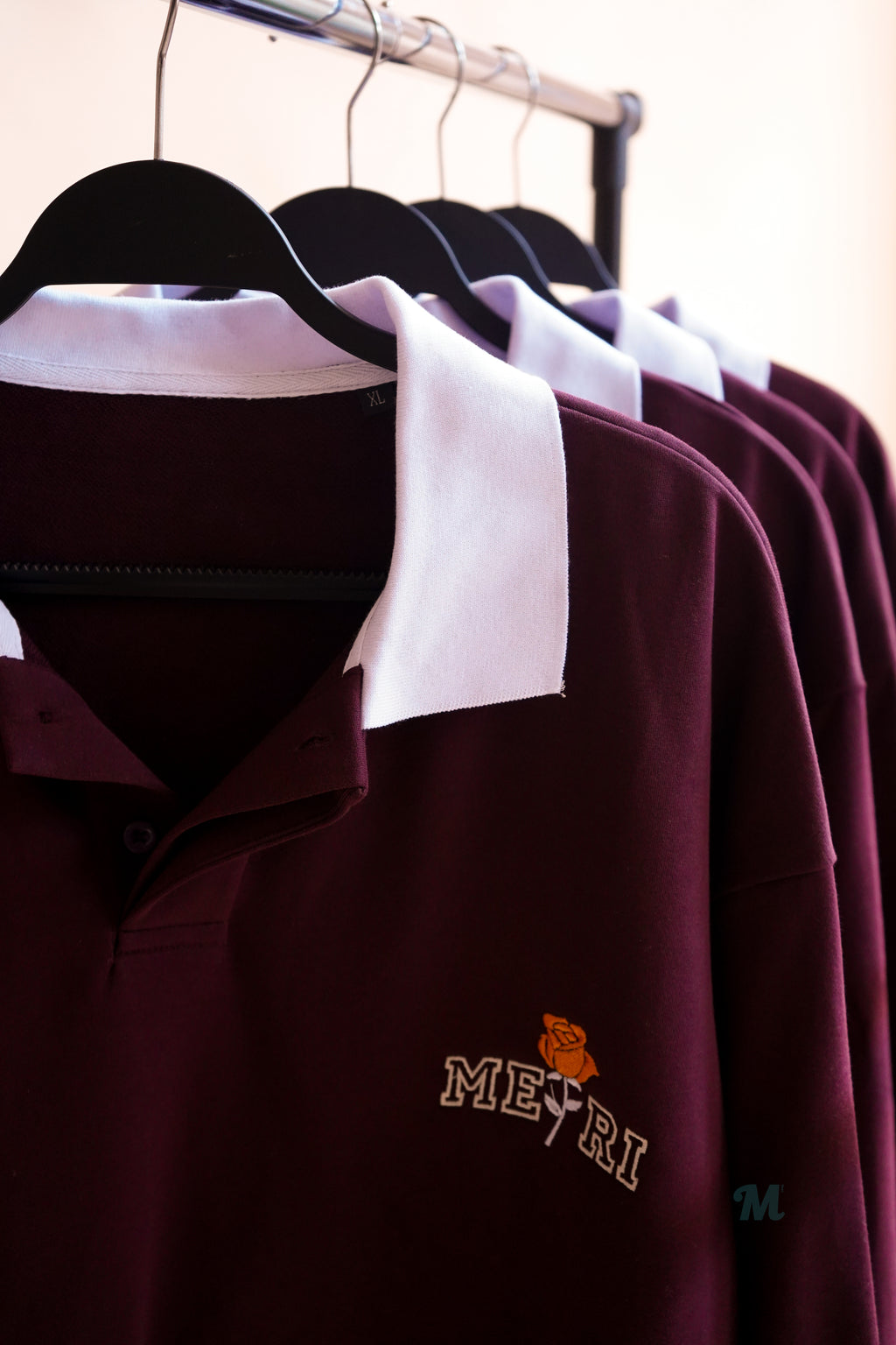 Rugby Polo (Burgundy)