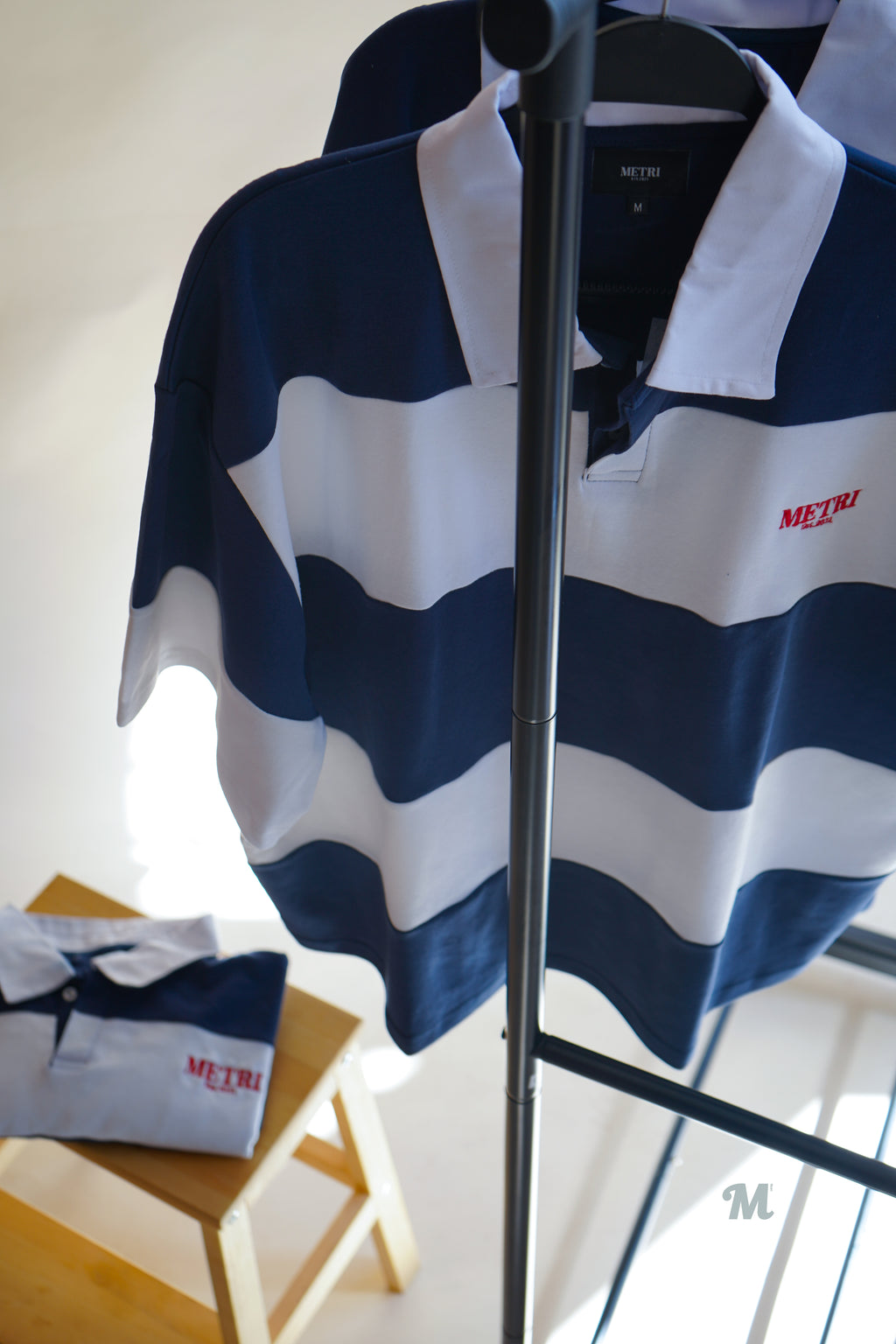 Rugby Polo Short Sleeve (Blue/White)