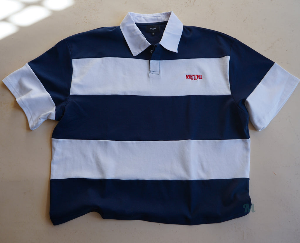 Rugby Polo Short Sleeve (Blue/White)