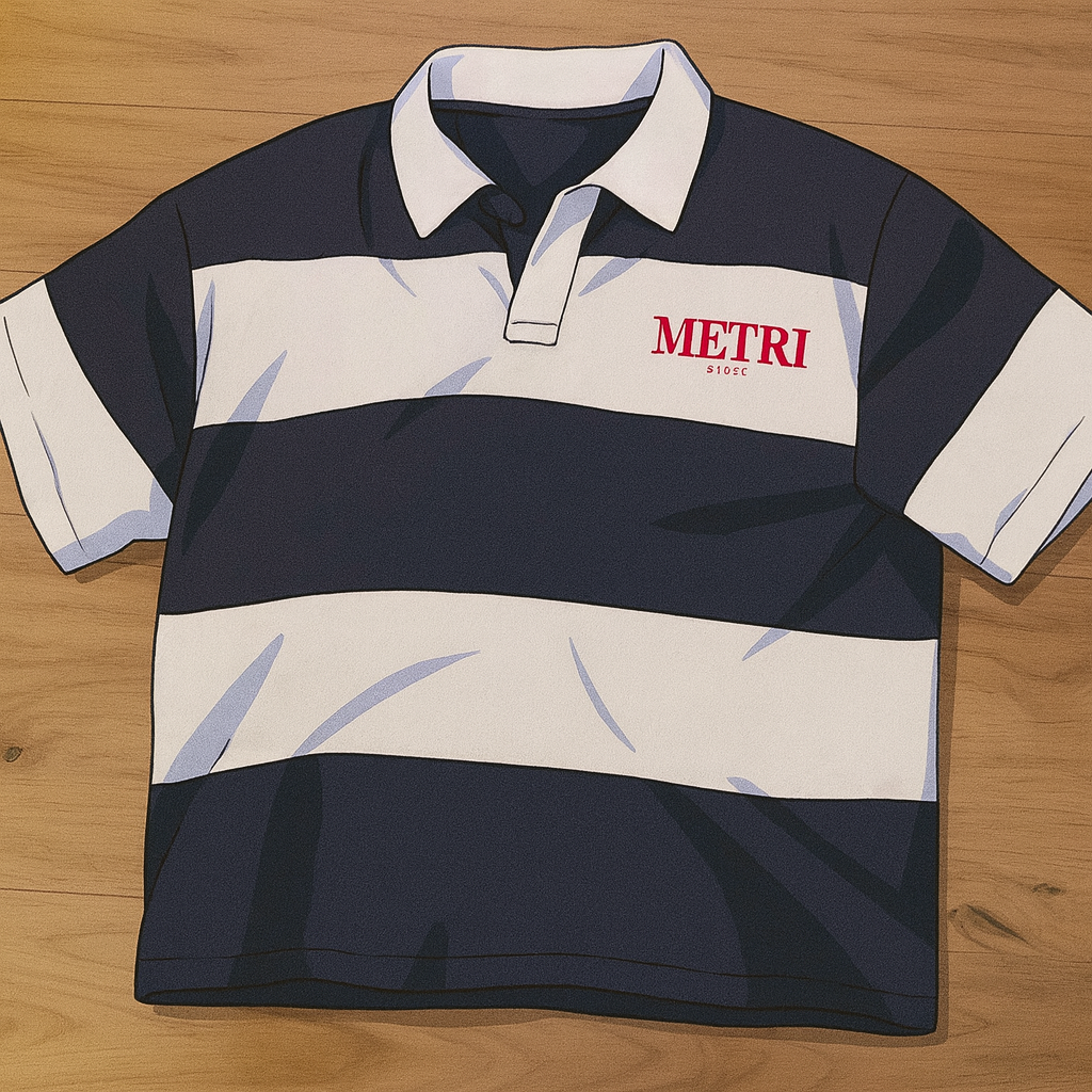 Rugby Polo Short Sleeve (Blue/White)