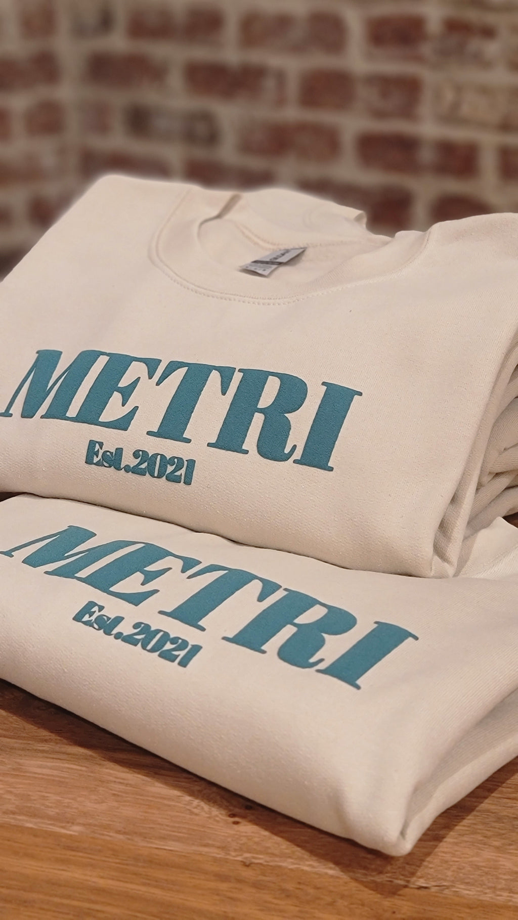 Metri Crewneck: Sand