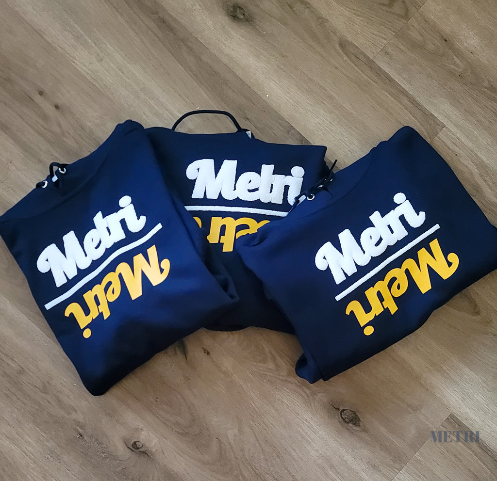 Metri Navy Blue Hoodie