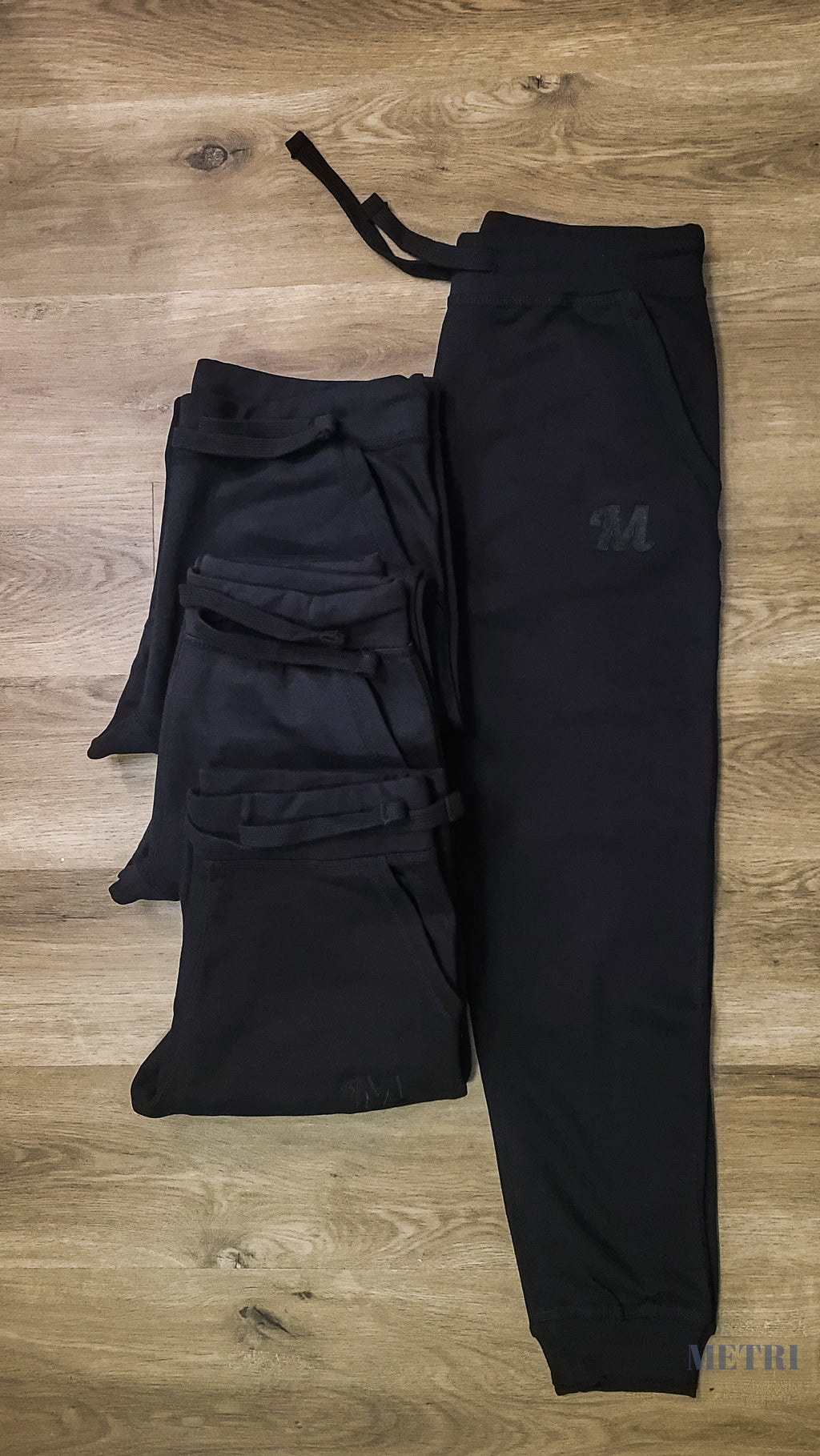 Metri Black Jogger Sweatpants